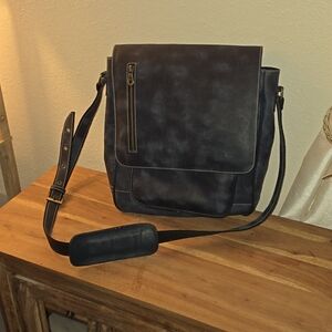 Leather Messenger Bag
